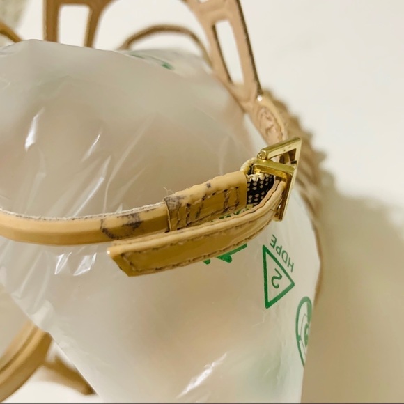 SCHUTZ•JULIANA CAGED HEEL NUDE size 5.5 - Picture 9 of 13